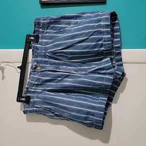 American Eagle (Size 14) , Blue and white stripes